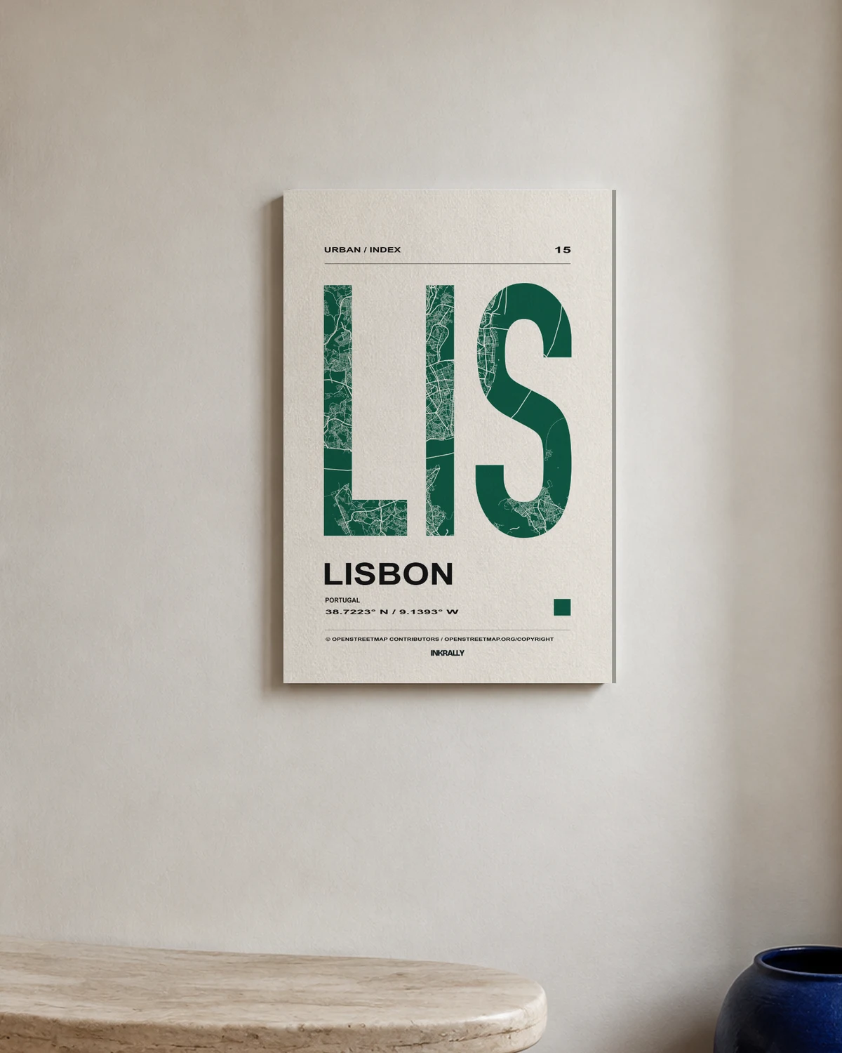 Lisbon / Urban Index — A bright entryway with natural textures