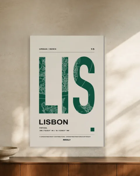 Lisbon / Urban Index styled in an interior