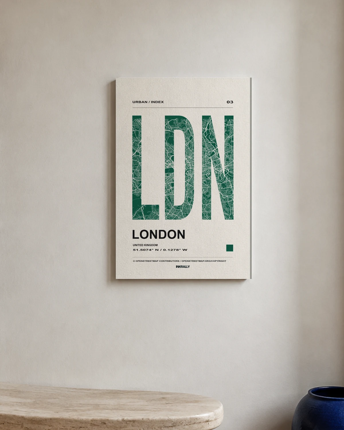 London / Urban Index — A bright entryway with natural textures