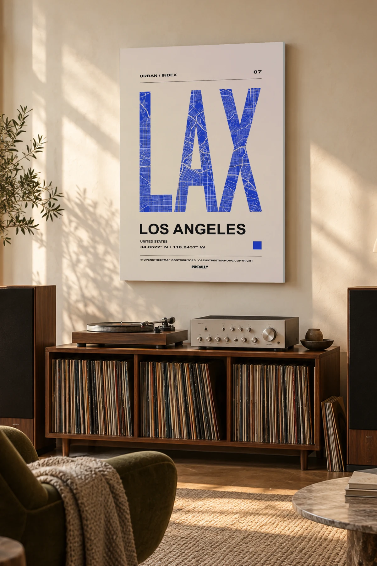 Los Angeles / Urban Index — A considered listening room with warm natural light