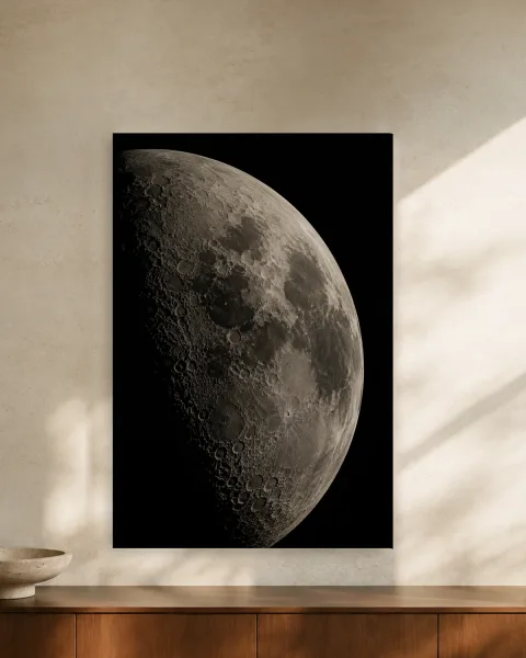 Lunar Archive styled in an interior