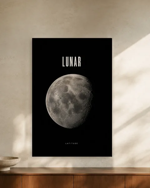 Lunar Latitude styled in an interior