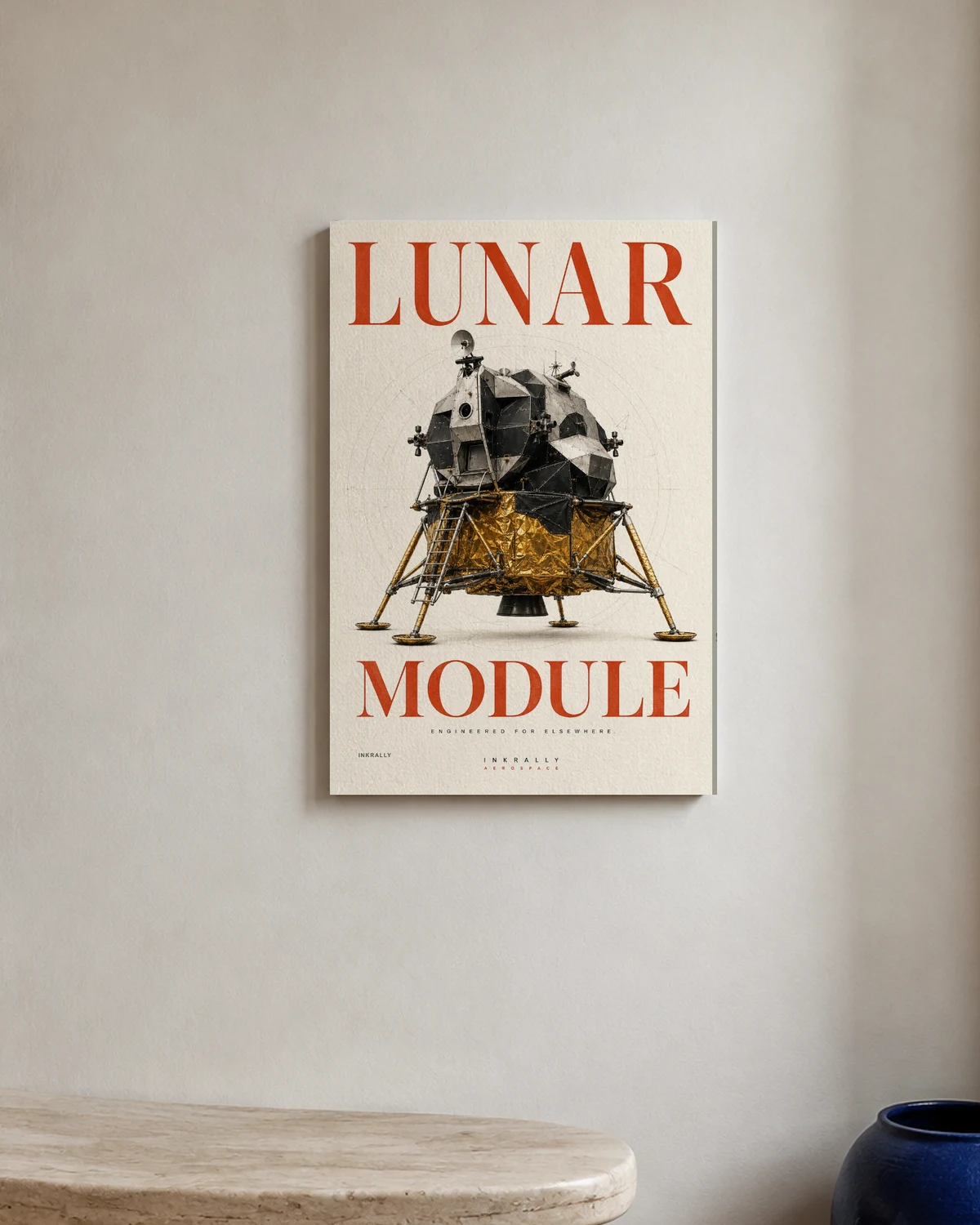 Lunar Module — A brighter everyday backdrop.