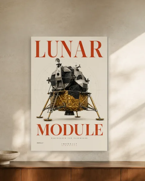 Lunar Module styled in an interior