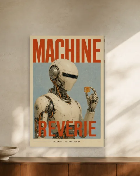 Machine Reverie styled in an interior