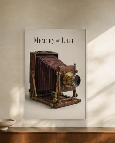 Memory Of Light styled in an interior