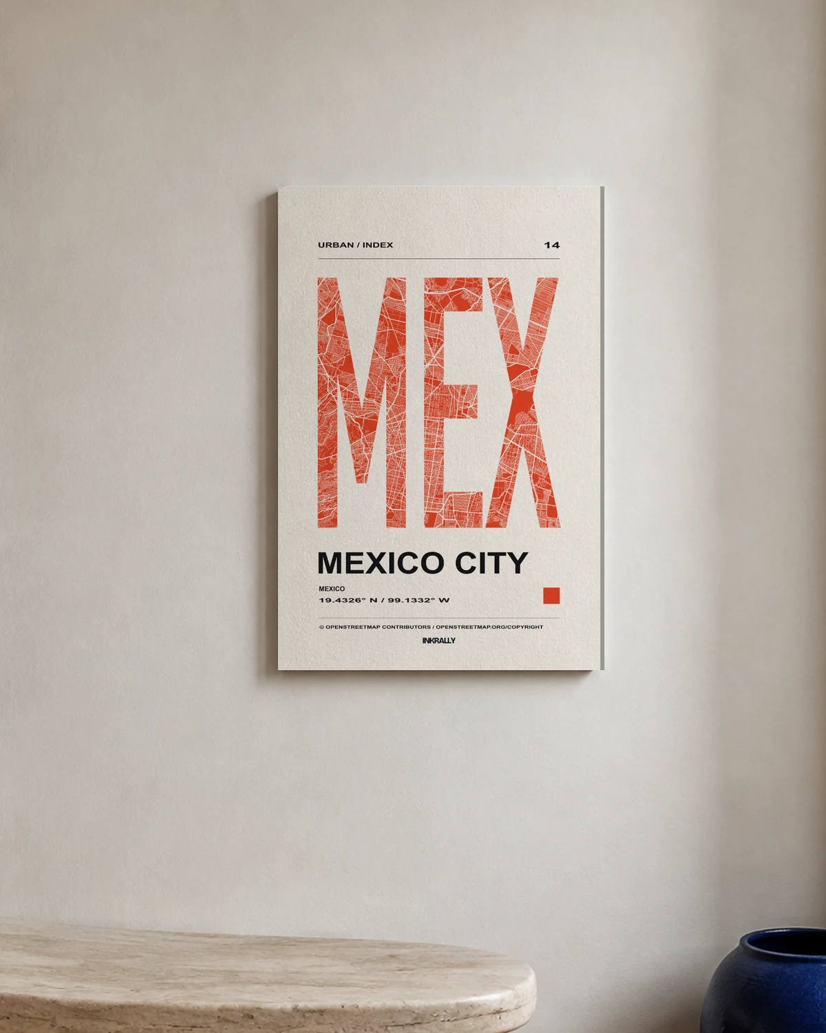 Mexico City / Urban Index — A bright entryway with natural textures