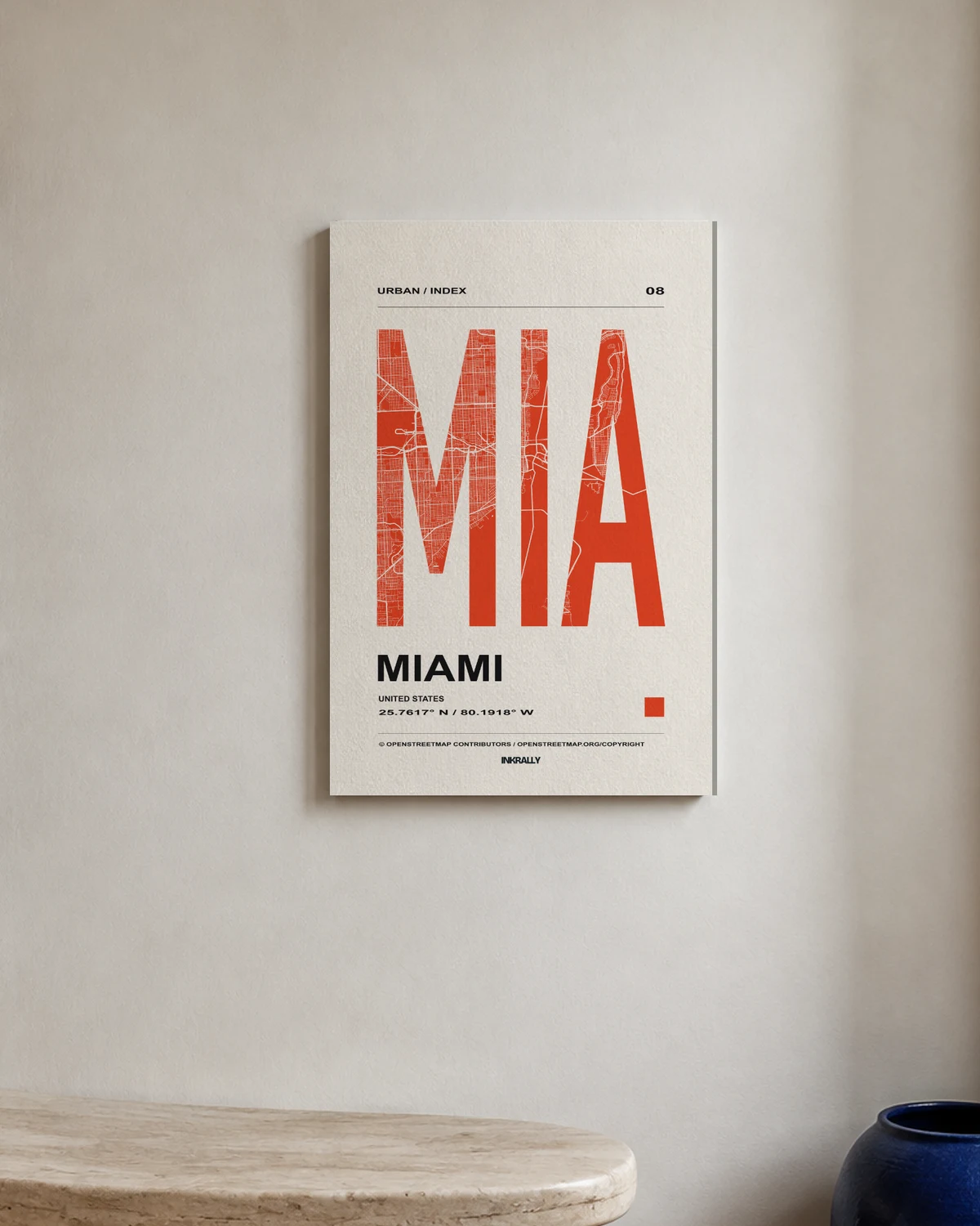 Miami / Urban Index — A bright entryway with natural textures