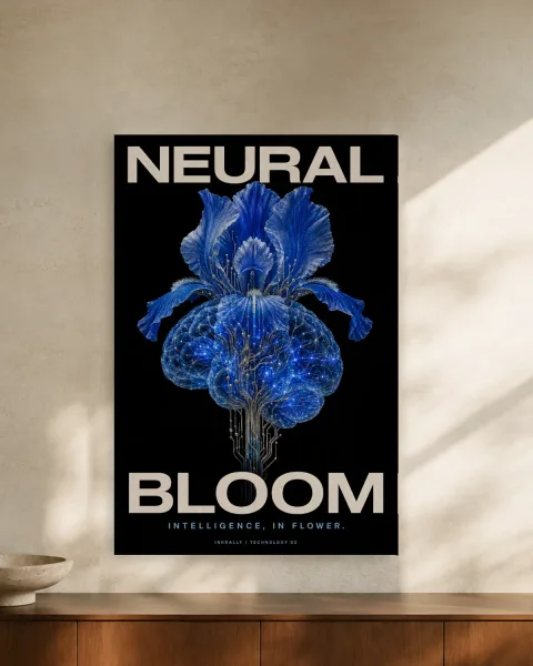 Neural Bloom styled in an interior
