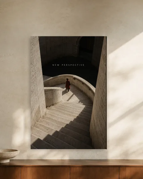 New Perspective styled in an interior