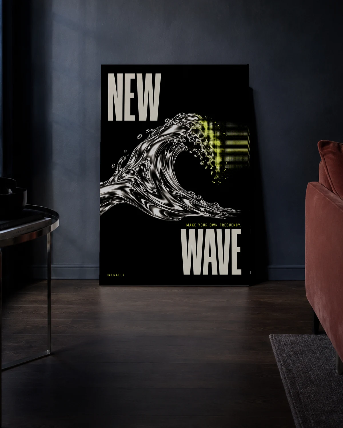 New Wave — A considered canvas for a contemporary living space