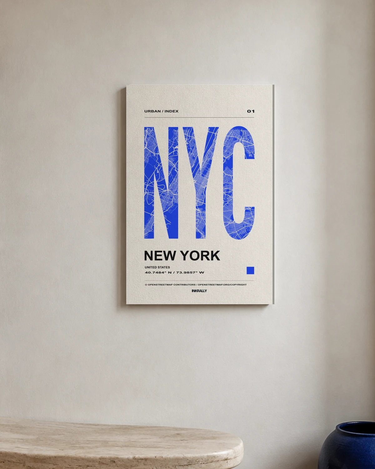 New York / Urban Index — A bright entryway with natural textures