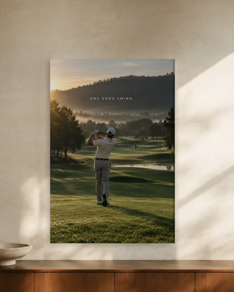 One Good Swing styled in an interior