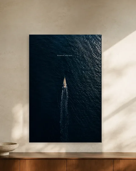 Open Water styled in an interior