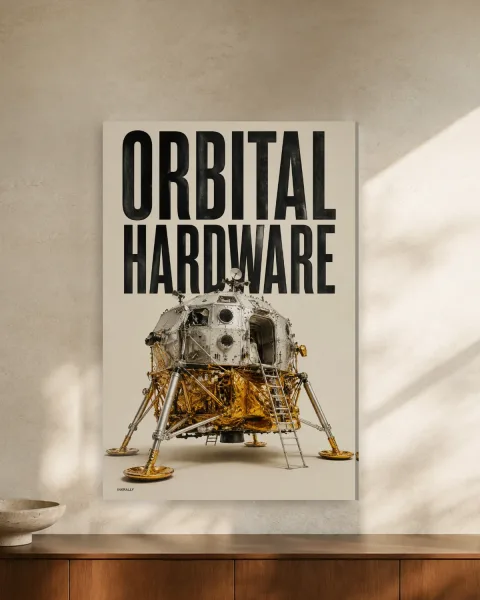 Orbital Hardware styled in an interior