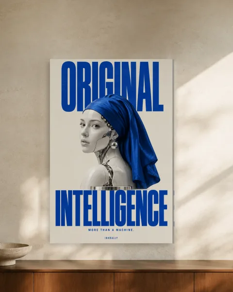 Original Intelligence styled in an interior