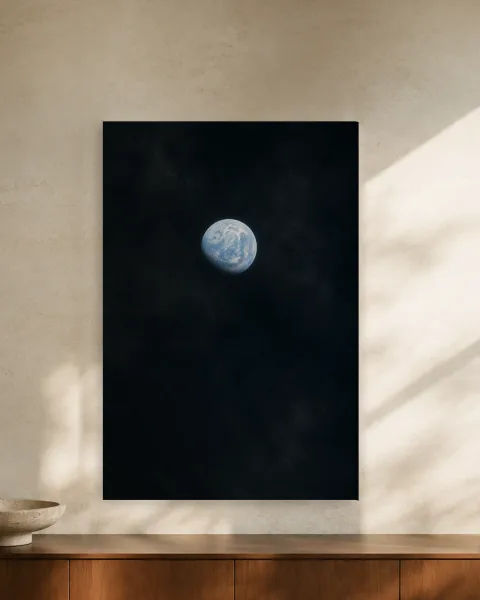 Pale Blue styled in an interior