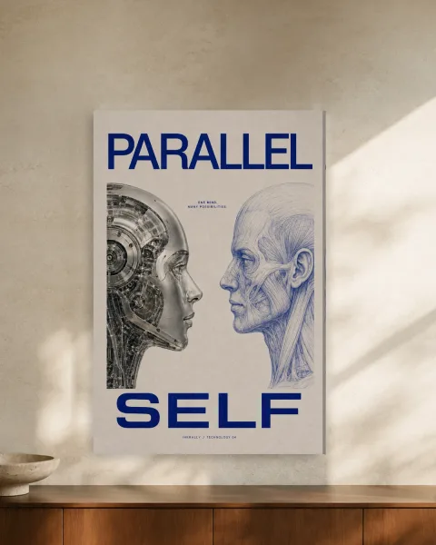 Parallel Self styled in an interior