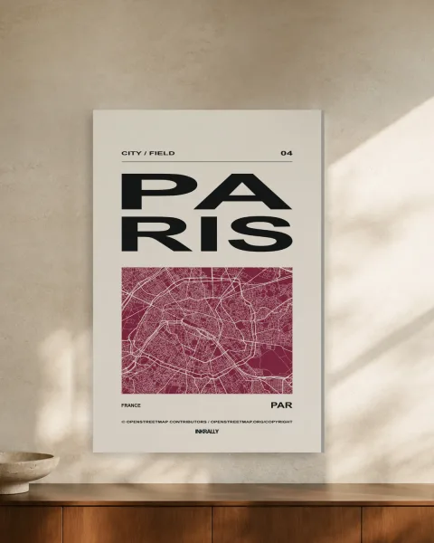 Paris / City Field styled in an interior