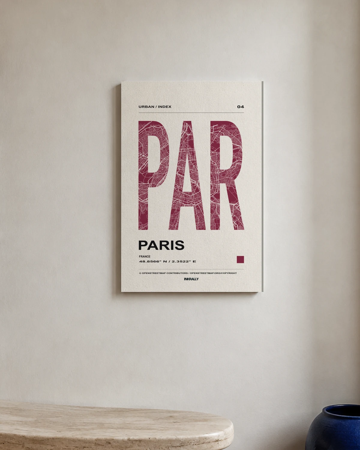 Paris / Urban Index — A bright entryway with natural textures