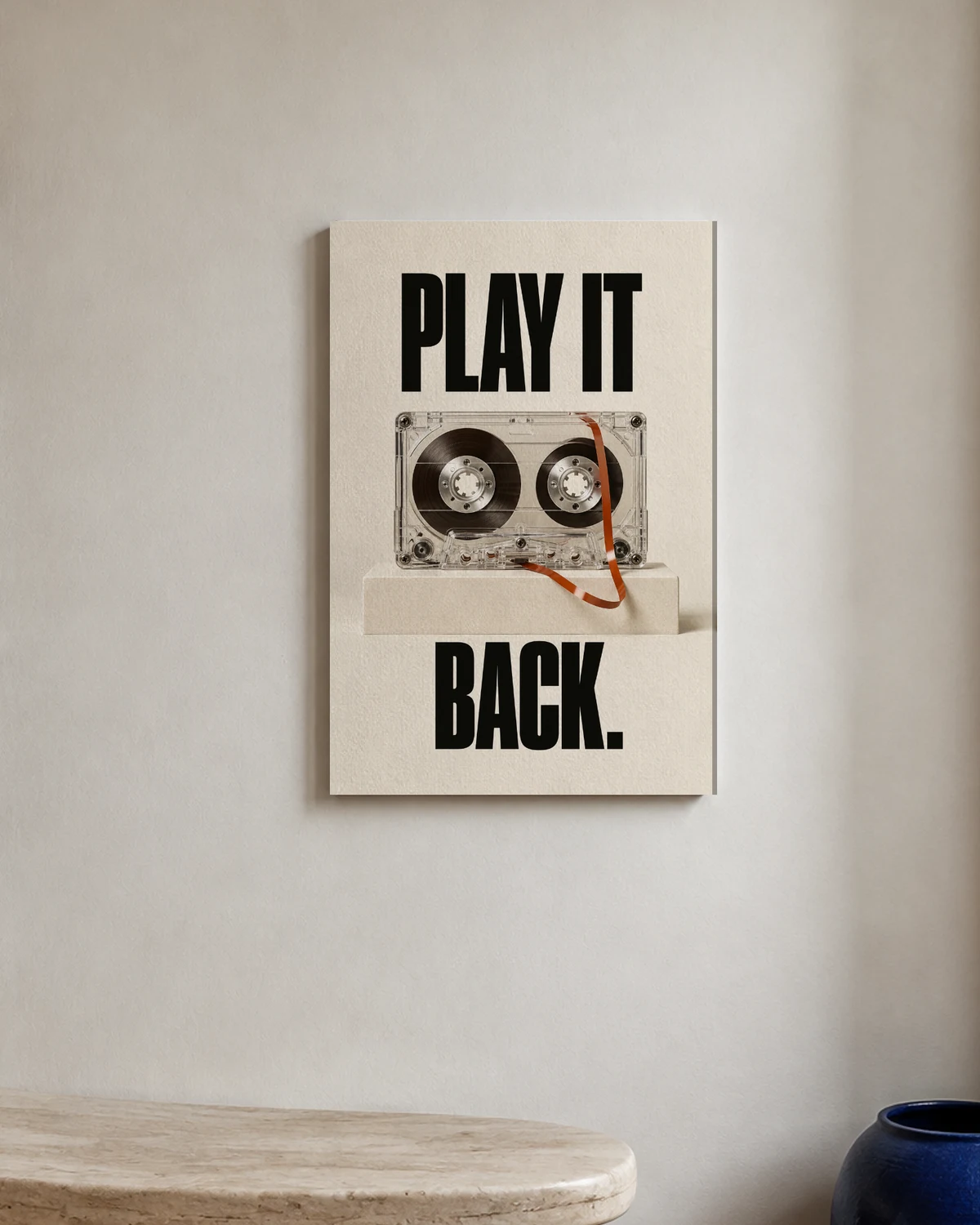 Play It Back — A bright entryway with natural textures