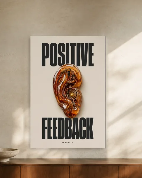 Positive Feedback styled in an interior