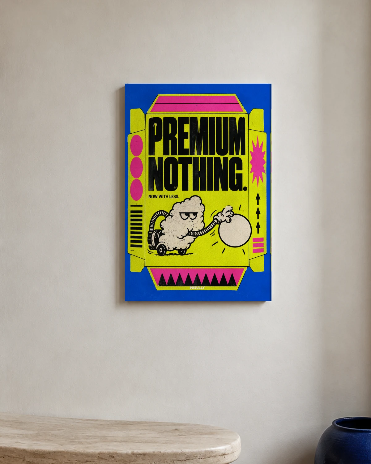 Premium Nothing — A bright entryway with natural textures