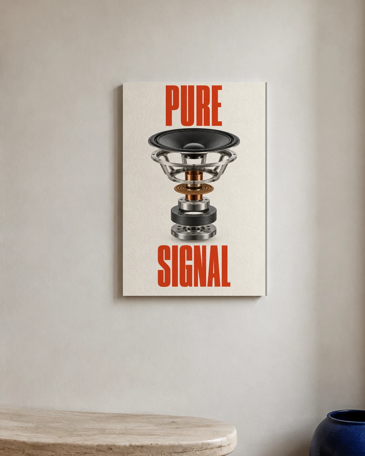 Pure Signal — A bright entryway with natural textures