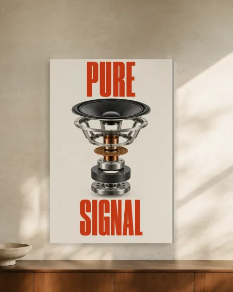 Pure Signal styled in an interior