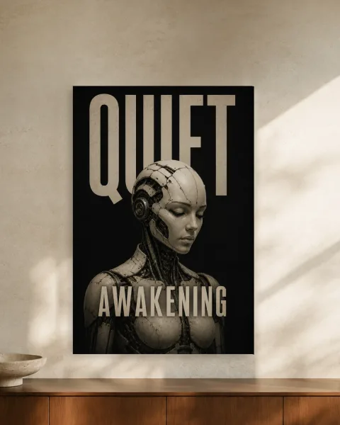 Quiet Awakening styled in an interior