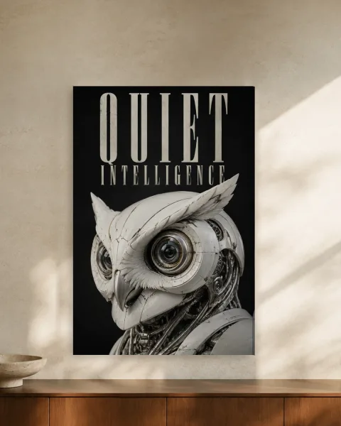 Quiet Intelligence styled in an interior