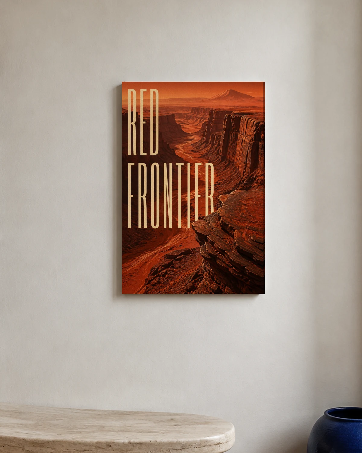 Red Frontier — A brighter everyday backdrop.