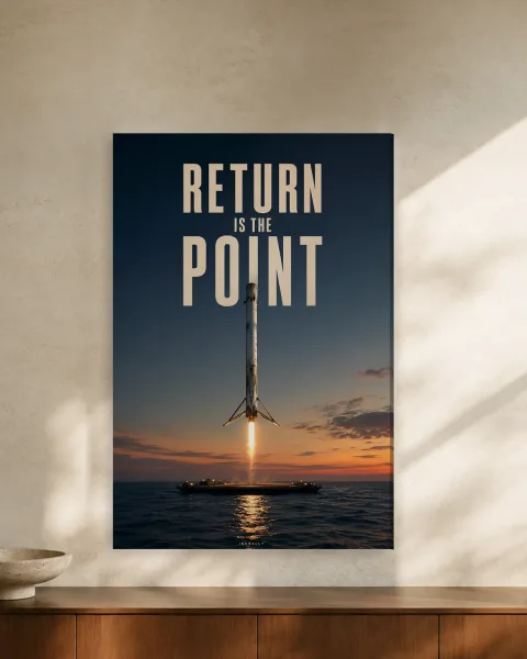 Return Is The Point styled in an interior