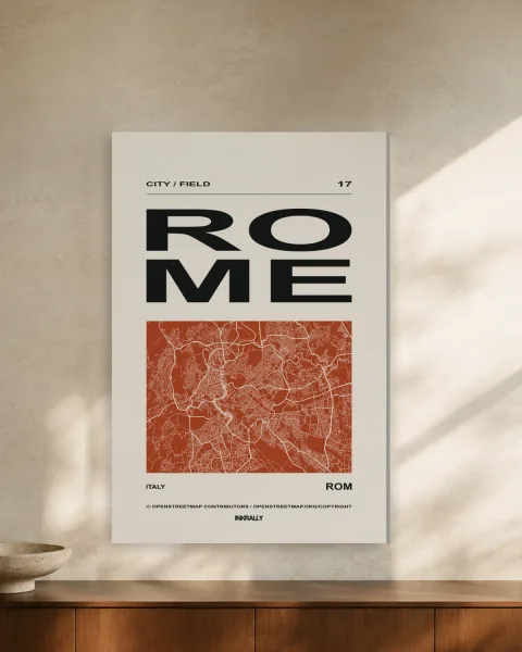 Rome / City Field styled in an interior