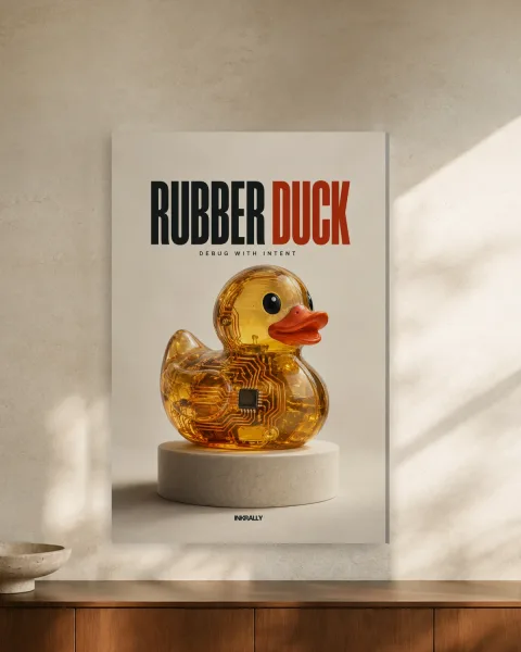 Rubber Duck styled in an interior