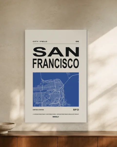 San Francisco / City Field styled in an interior