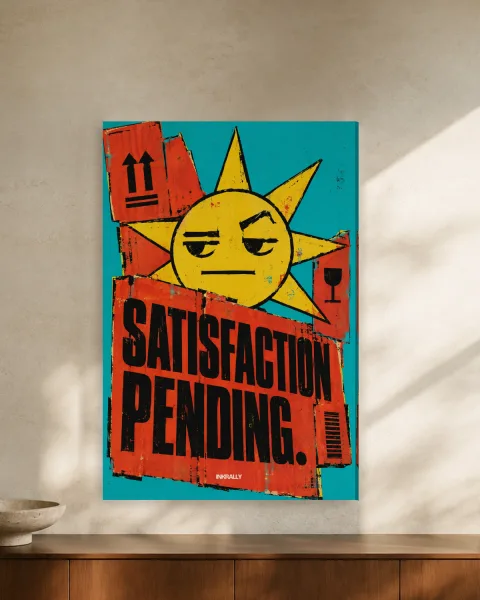 Satisfaction Pending styled in an interior