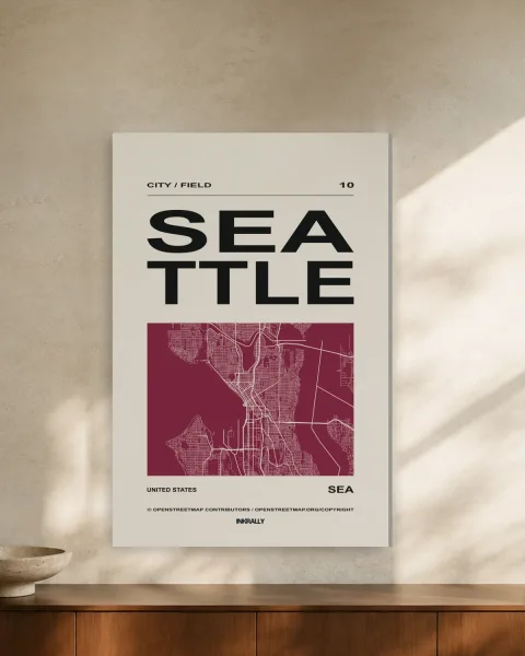 Seattle / City Field styled in an interior