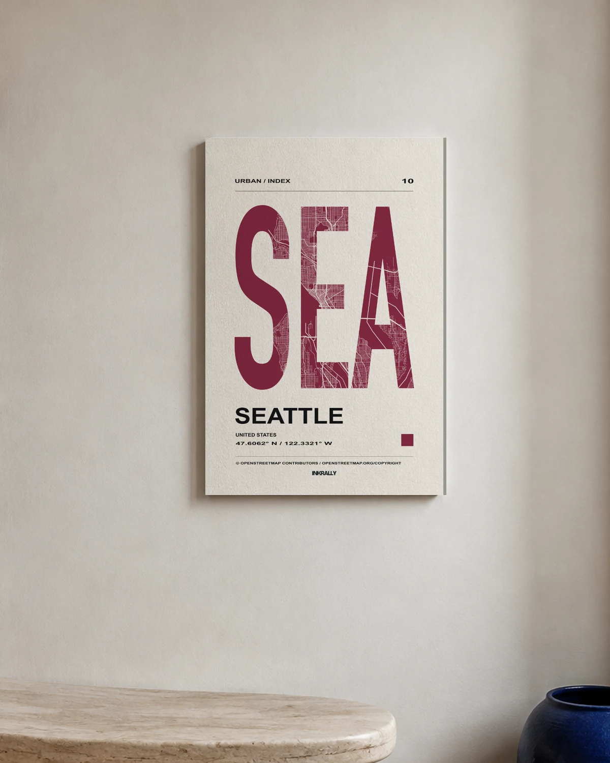 Seattle / Urban Index — A bright entryway with natural textures