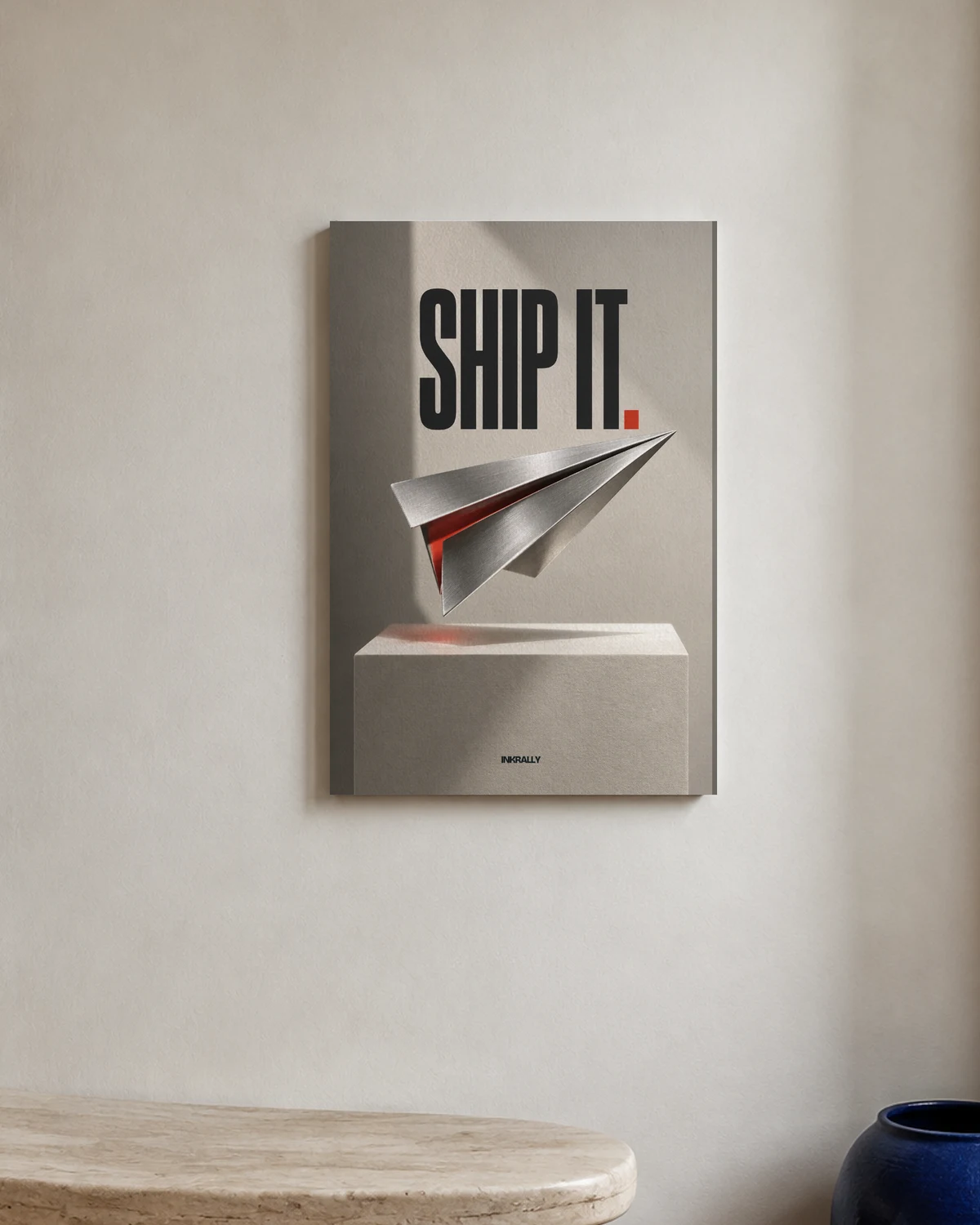 Ship It — A bright entryway with natural textures