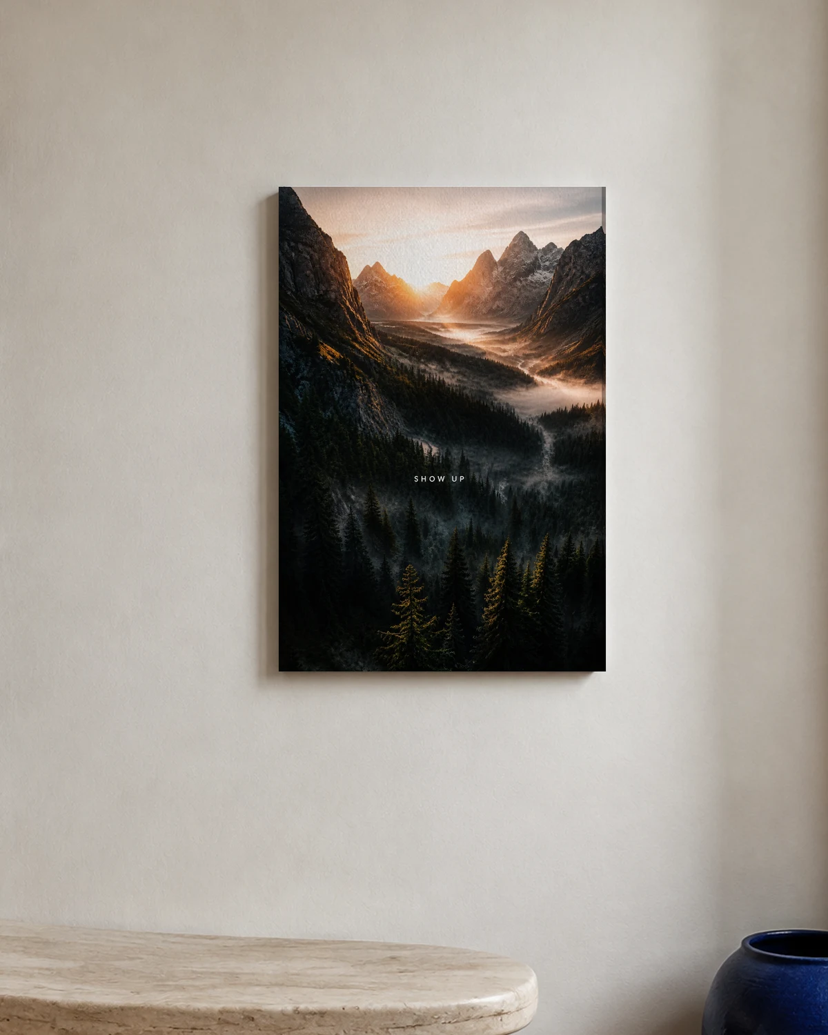 Show Up — A brighter everyday backdrop.