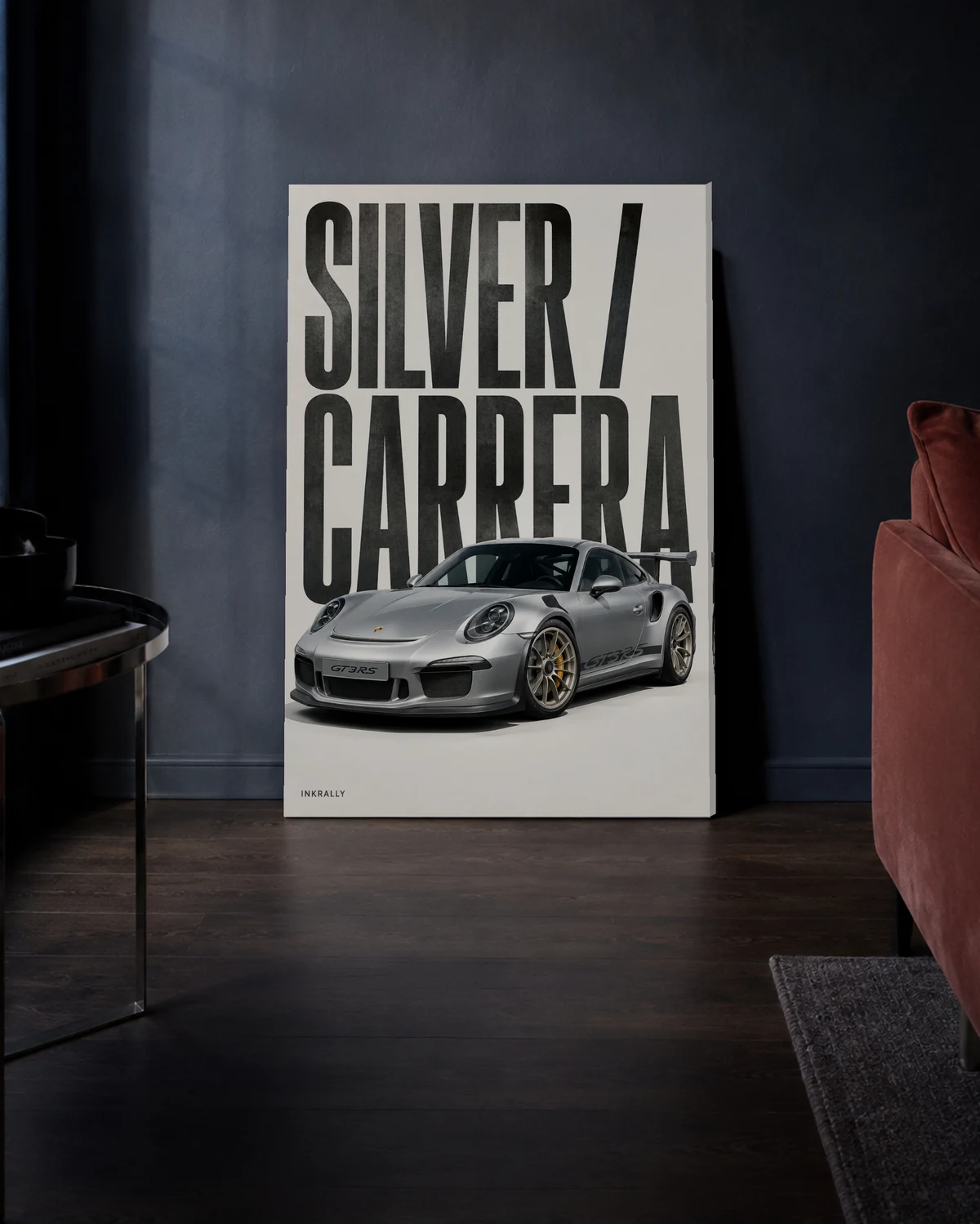 Silver Carrera — A richer evening setting.