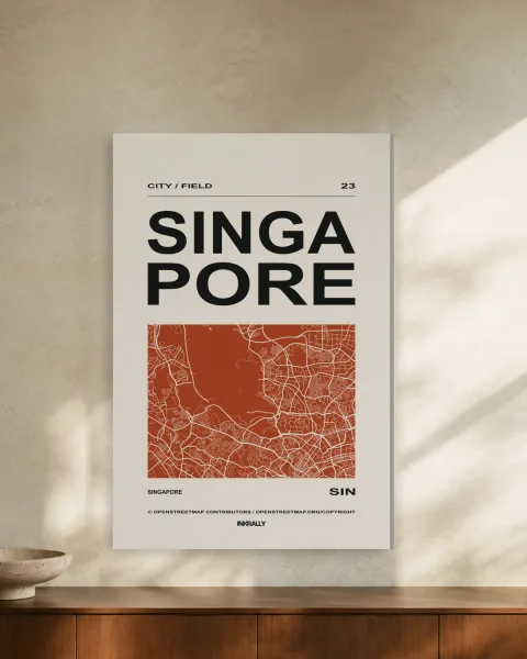 Singapore / City Field styled in an interior
