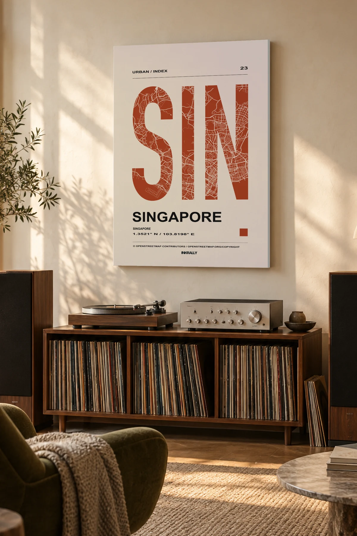 Singapore / Urban Index — A considered listening room with warm natural light