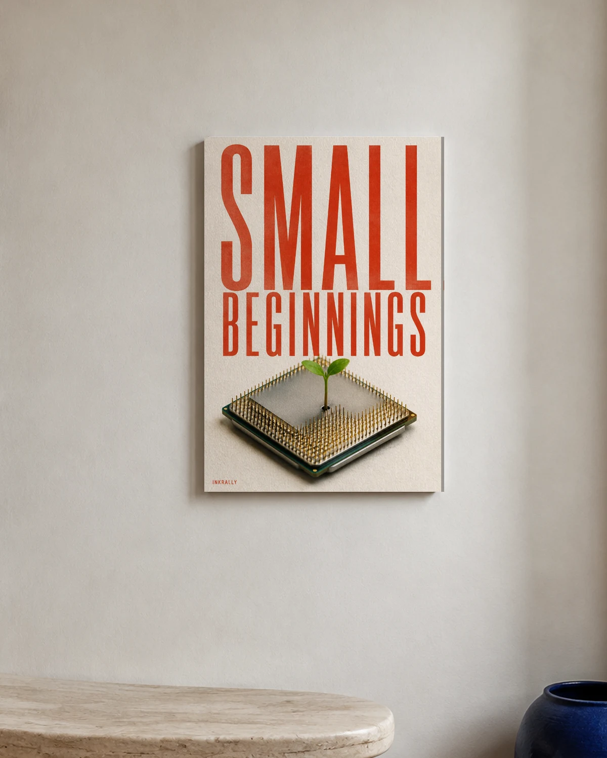 Small Beginnings — A brighter everyday backdrop.