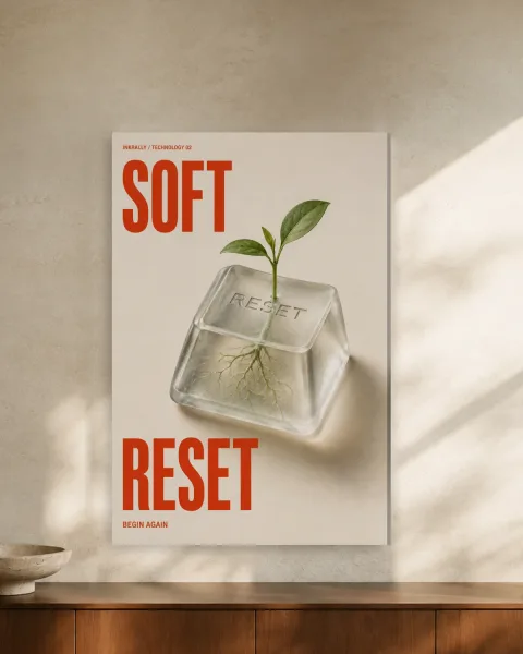Soft Reset styled in an interior