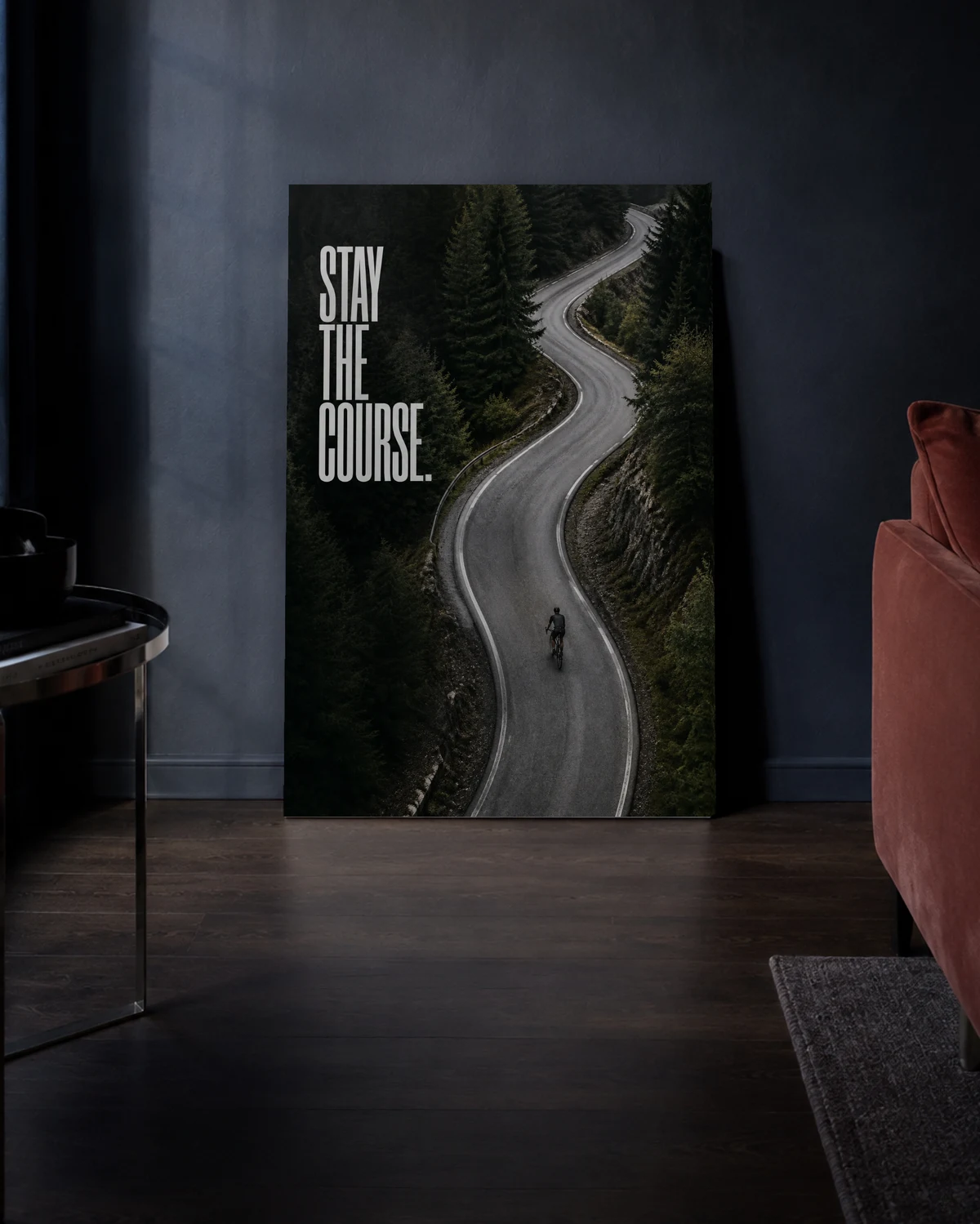 Stay the Course — A richer evening setting.