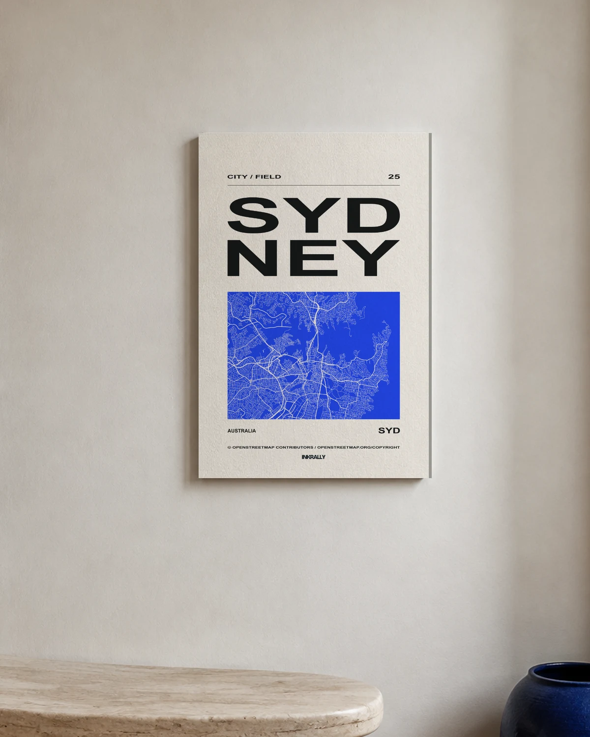 Sydney / City Field — A bright entryway with natural textures