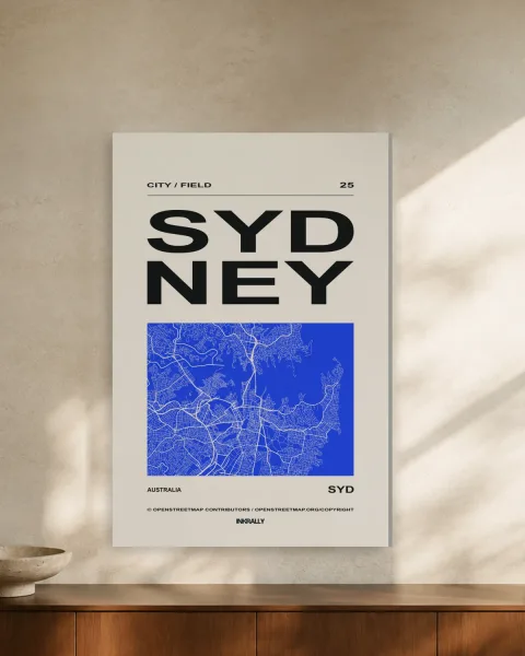 Sydney / City Field styled in an interior
