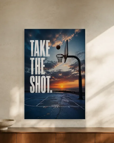 Take the Shot styled in an interior